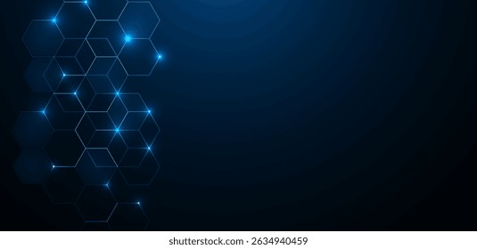 Vector geométrico de fondo oscuro azul Abstractas