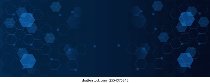 abstract blue dark technology particles lines mesh background with gradient