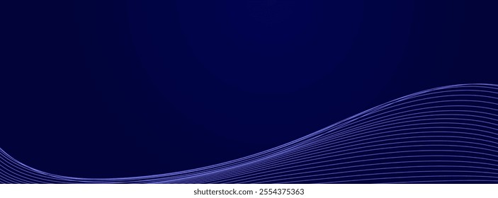 abstract blue dark technology particles lines mesh background with gradient