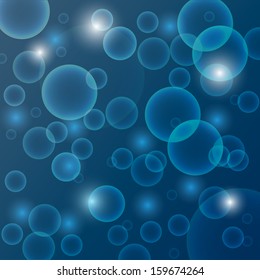 abstract blue deep - water background
