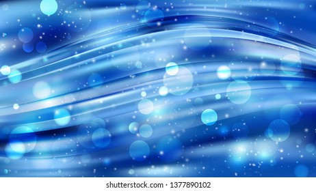 Abstract Blue Defocused Background Design Stock Vector (royalty Free 