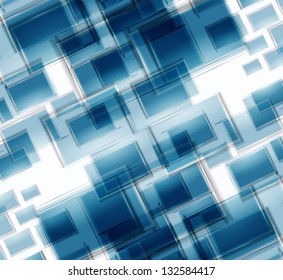 abstract blue design