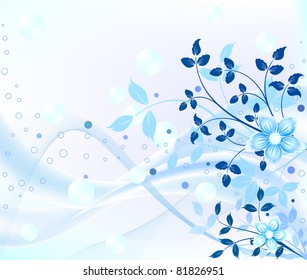 	Diseño azul abstracto