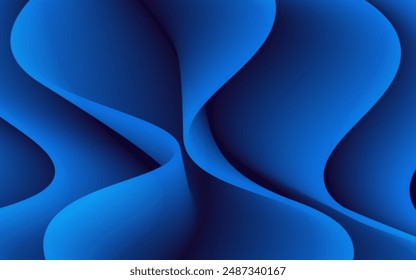 Abstractas diseño azul con capas curvas formando un fondo dinámico y moderno, perfecto para proyectos digitales y gráficos.