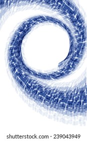 Abstract Blue Design Element for Corporate Identity