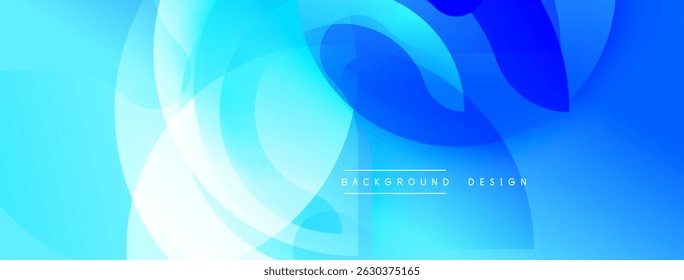 El diseño azul Abstractas presenta Formas que fluyen, Gradientes. Estética moderna, adecuada para fondos, Anuncios, presentaciones. Composición limpia y dinámica.