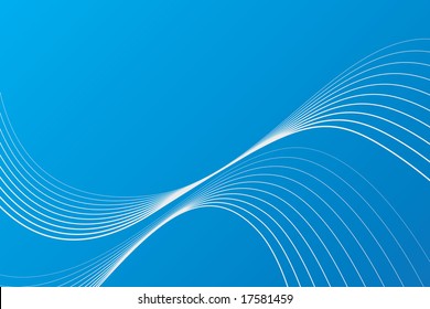 An abstract blue design with plenty of copyspace. This vector image makes a great background.