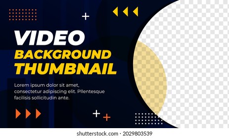 Abstract Blue Design Video Thumbnail