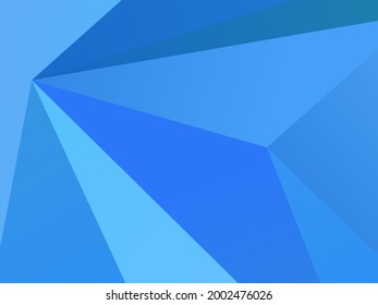 Abstraktes blaues Design für Webbanner, Bildschirmhintergründe, Karten. Gemeinsamer Hintergrund. Vektorgrafik