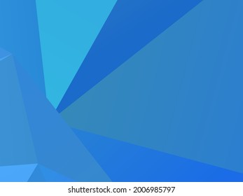 Abstract blue design for web banners, wallpaper, cards. Common background. Vector illustration