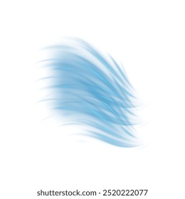 Abstract blue design with white background