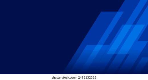 Abstrakte blaue diagonale geometrische Linie mit modernem Technologie Hintergrund.