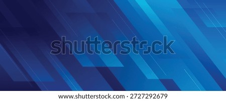 Abstract blue diagonal geometric with line modern technology background. Vector illustration