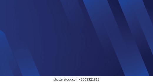 Abstract blue diagonal geometric shape background Modern rounded lines design elements. Suit for poster, banner, brochure, corporate, presentation, website, flyer. 