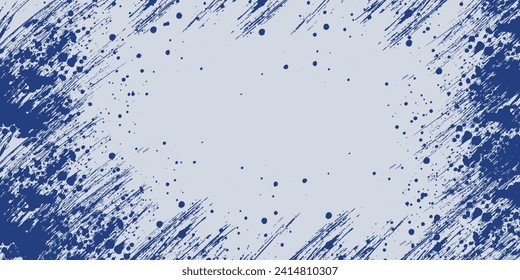 Resumen Línea Diagonal Azul Grunge Textura En Fondo Blanco. gruñón vectorial