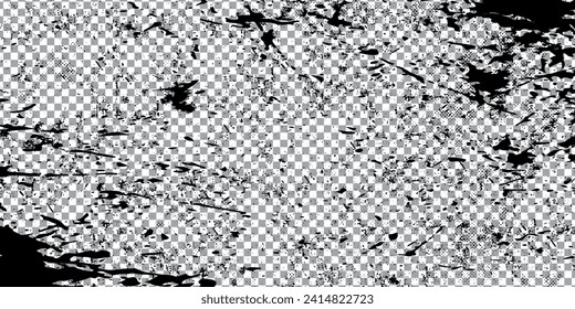 Abstract Blue Diagonal Line Grunge Texture In White Background. vector grunge