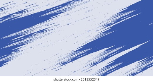 Abstract Blue Diagonal Line Grunge Texture In White Background