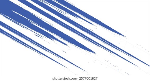 Abstract Blue Diagonal Line Grunge Texture In White Background modern