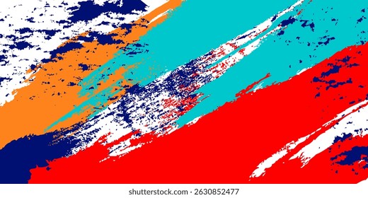 Abstract Blue Diagonal Line Grunge Texture In White Background