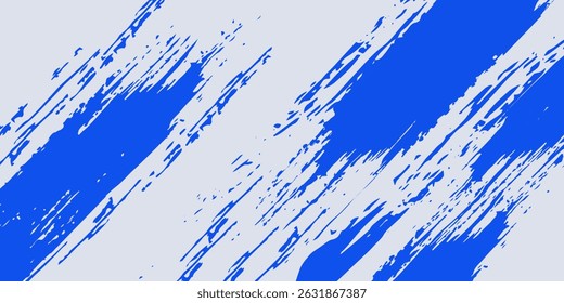 Abstract Blue Diagonal Line Grunge Texture In White Background. eps 10 vector
