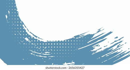 Línea Diagonal Azul Abstractas Textura Grunge En Fondo Blanco
