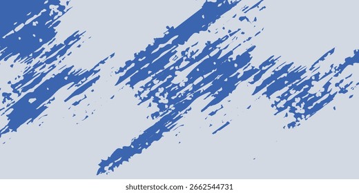 Línea Diagonal Azul Abstractas Textura Grunge En Fondo Blanco
