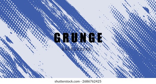 Abstract Blue Diagonal Line Grunge Texture In White Background. eps 10 vector