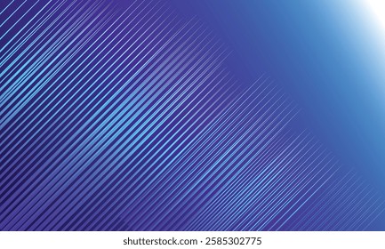 Abstract blue diagonal lines modern background