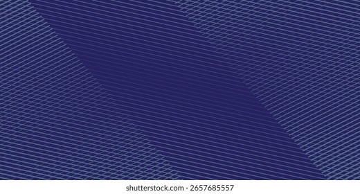 Abstract Blue Diagonal Striped Background . Vector straight lines texture