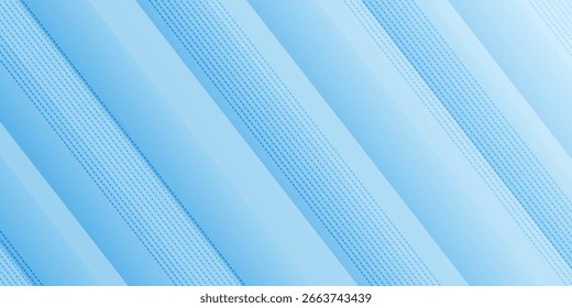 Fundo listrado diagonal azul abstrato com sombras de gradiente e padrões pontilhados sutis. Design limpo e moderno, ideal para tecnologia, negócios, apresentações e modelos da Web.