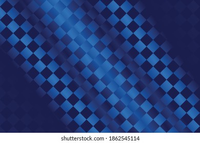 Abstract blue diamond banner background.