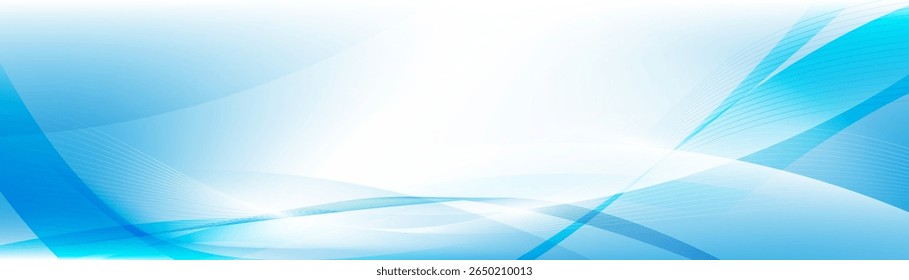 Abstract blue digital dynamic wave background. Futuristic hi-technology concept. Business banners, flyers, and presentations. Vector illustration