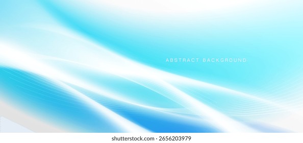 Abstract blue digital dynamic wave background. Futuristic hi-technology digital concept. Business banners, flyers, and presentations