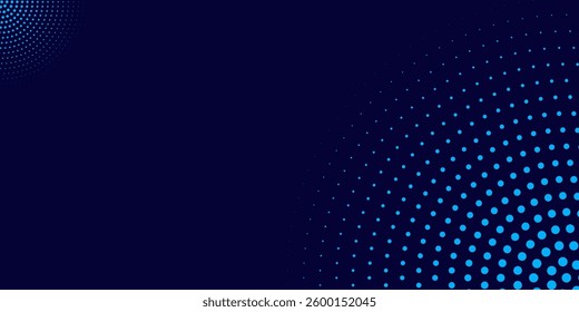 Abstract Blue Digital Tech Business or Science Background. Medical Research or Tech Innovation Online Webinar Presentation Event.