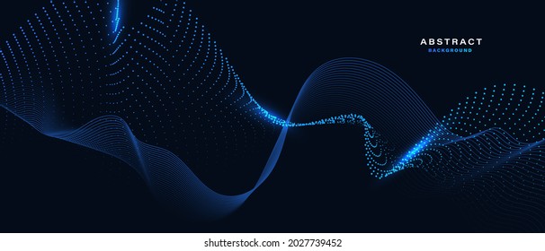 Abstract blue digital technology background .	