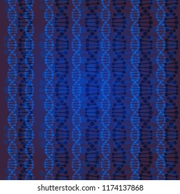 Abstract blue DNA theme background