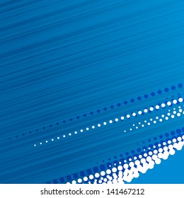 Abstract blue dot background