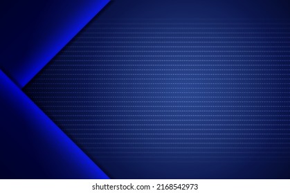 Abstract blue dot lines shapes vector background for design