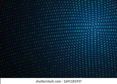 Abstract blue dot pattern of geometric circle design futuristic background. Use for ad, poster, artwork, template design, print. illustration vector eps10