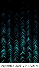 Abstract blue dotted arrows geometric tech background. Vector flyer design