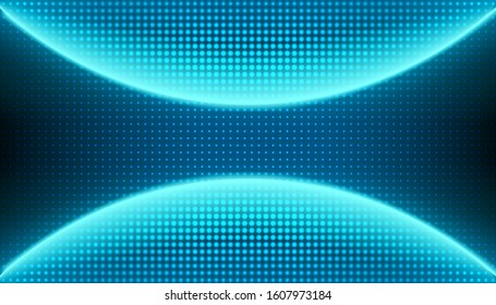 Abstract blue dotted technology background with place for text. Vector illustration. 
