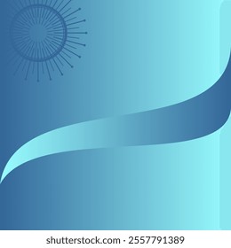 Abstract blue dynamic arch background modern template