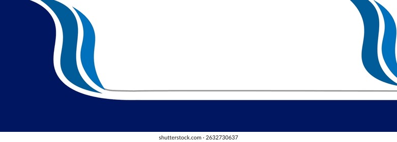 Abstract blue dynamic curves background for modern design