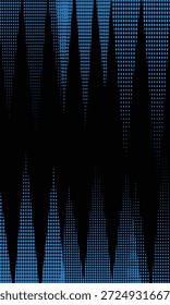 Abstract blue dynamic lines halftone pattern texture background