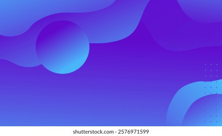 Abstract blue. Dynamic sound wave. Design element. Vector illustration
