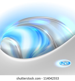Abstract blue eco background