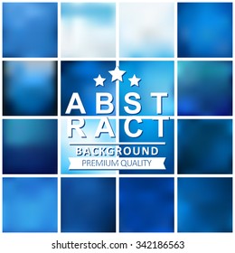 Abstract blue effect background vector illustration