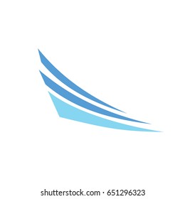 abstract blue element