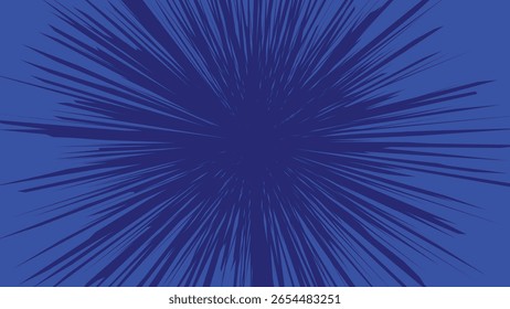 abstract blue exploding lines background 