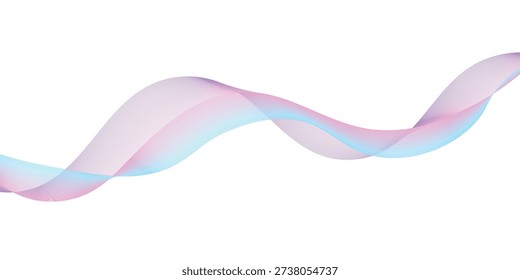 abstract blue flowing wave for corporate background